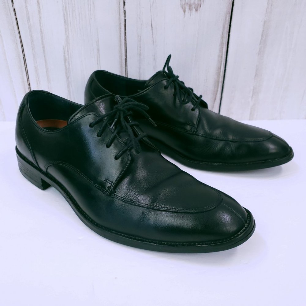 Cole Haan Mens Lenox Hill Split Black Oxford 9M